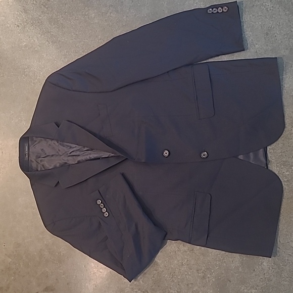 RALPH LAUREN SPORT COAT BLAZER NAVY BLUE 42R